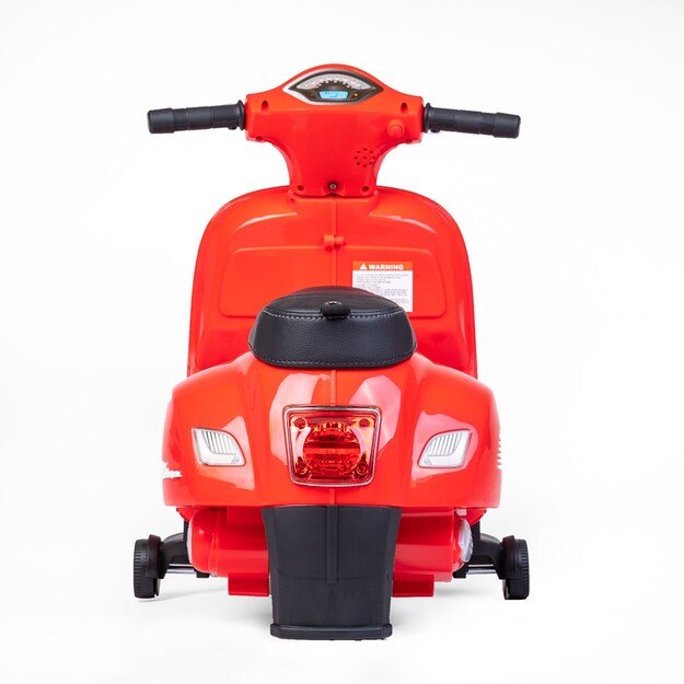 Baby Mix elektrinis motociklas Vespa raudonas