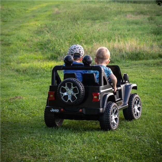Baby Mix akumuliatorinis automobilis Jeep Wrangler Rubicon juodas