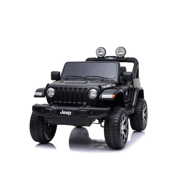 Baby Mix akumuliatorinis automobilis Jeep Wrangler Rubicon juodas