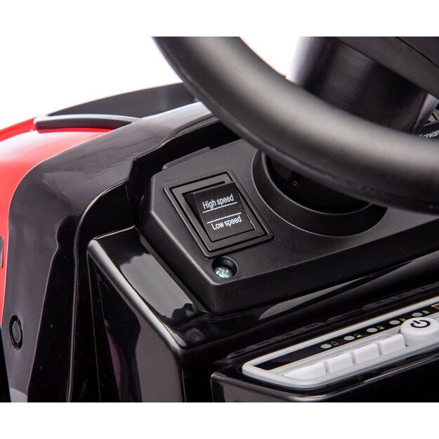 Elektrinis traktorius su priekaba Milly Mally Farmer raudona