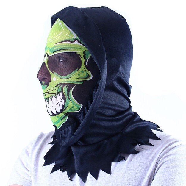 Skeleton textile mask for adults 3
