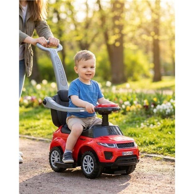 Baby Mix 3in1 Žaidžia Bouncer Red