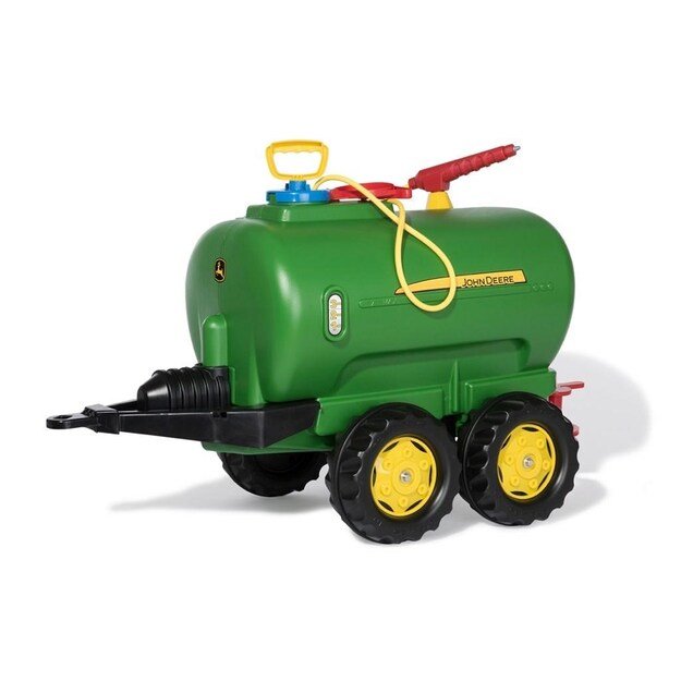 Pedalinis traktoriaus krautuvas Rolly Toys John Deere Farmtrac žalias