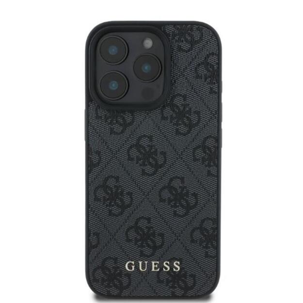 „Guess 4G Classic“ – „iPhone 16 Pro“ dėklas (juodas)