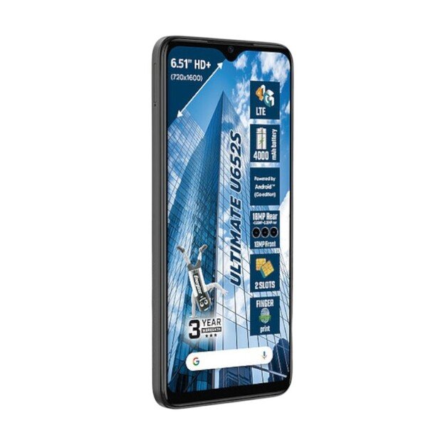 Energizer Ultimate U652S – išmanusis telefonas 2 GB RAM 64 GB 6,51 4G LTE Dvi SIM EU (juoda) 3
