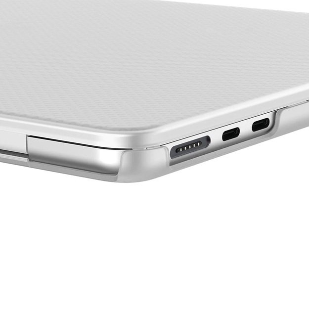 „MacBook Air“ 15 M3 (2024) / M2 (2023) skirtas „Incase Hardshell“ dėklas (taškai / skaidrus)