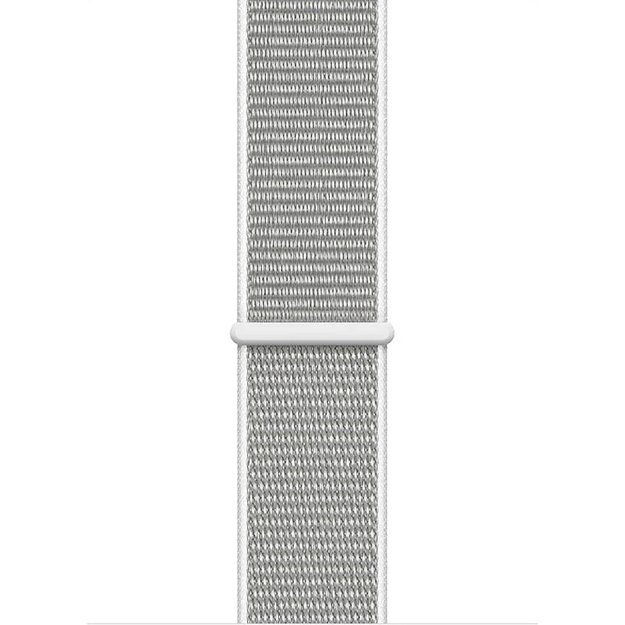 Crong Nylon – sportinė apyrankė, skirta Apple Watch 38/40/41/42 mm (sidabro pilka) 3