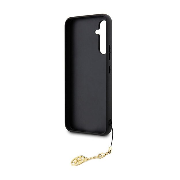 Guess 4G Charms kolekcija – Samsung Galaxy S23 FE dėklas (rudas)