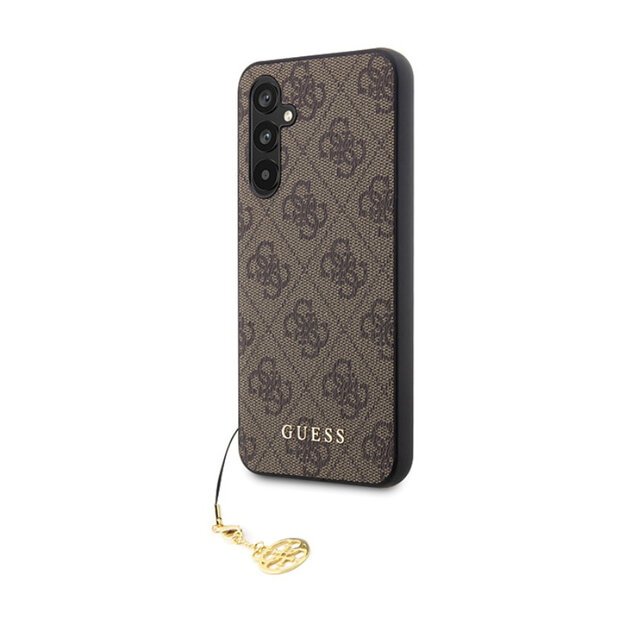 Guess 4G Charms kolekcija – Samsung Galaxy S23 FE dėklas (rudas) 2