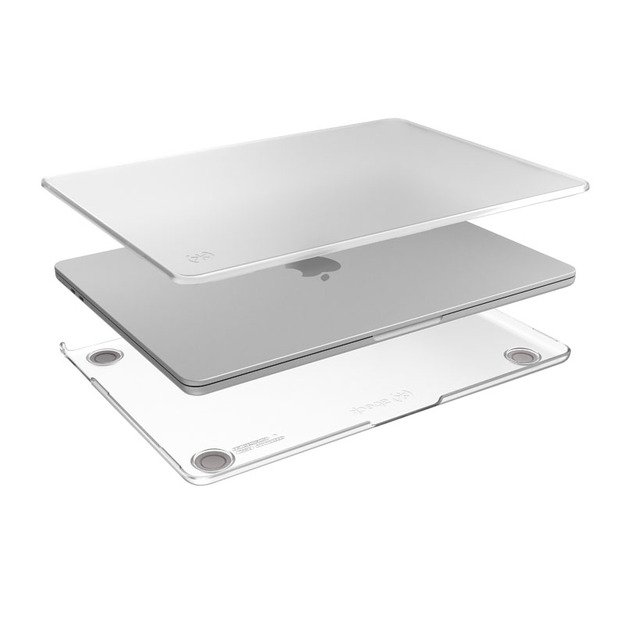 „Speck SmartShell“ – „Obudowa MacBook Air 13,6 M3 (2024) / M2 (2022)“ (aiškus)