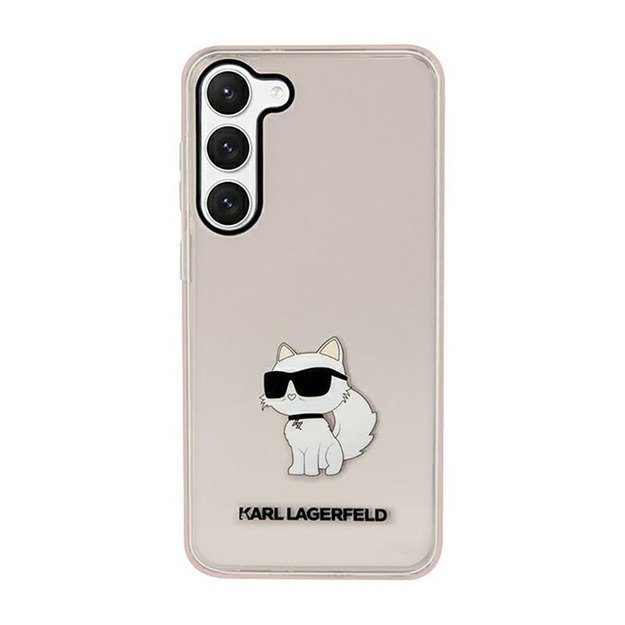 Karl Lagerfeld IML NFT Choupette – dėklas, skirtas Samsung Galaxy S23 (rožinis)