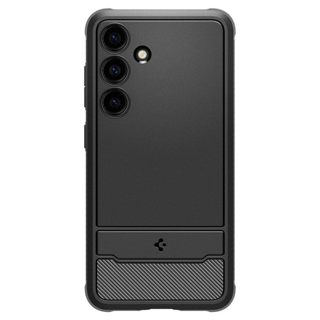 „Spigen Rugged Armor“ – dėklas, skirtas Samsung Galaxy S24+ (matinė juoda)