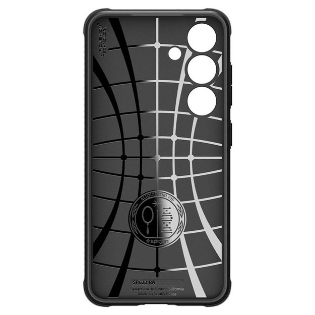 „Spigen Rugged Armor“ – dėklas, skirtas Samsung Galaxy S24+ (matinė juoda)