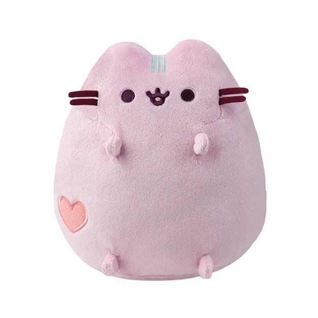 Pusheen - pliušinis talismanas 18 cm (pastelinė alyvinė)