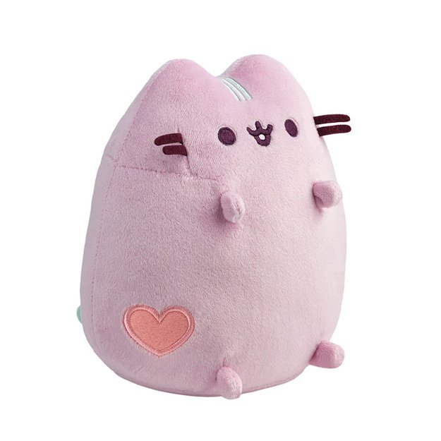 Pusheen - pliušinis talismanas 18 cm (pastelinė alyvinė)