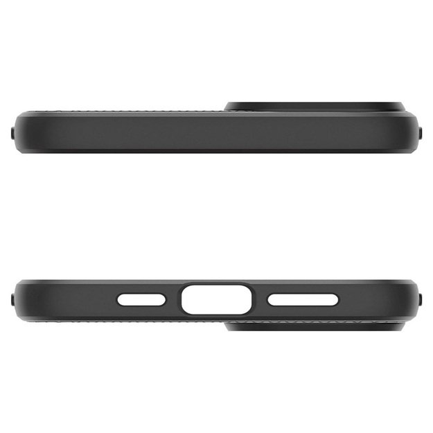 Spigen Liquid Air – dėklas, skirtas iPhone 15 (matinė juoda)