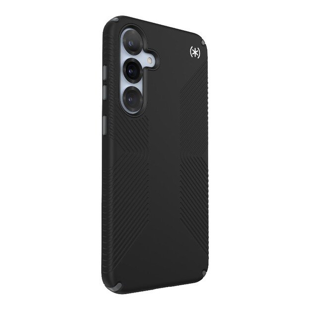 Speck Presidio2 Grip – dėklas, skirtas Samsung Galaxy S25+ / 24+ (juodas / šiferio pilkas / baltas) 12