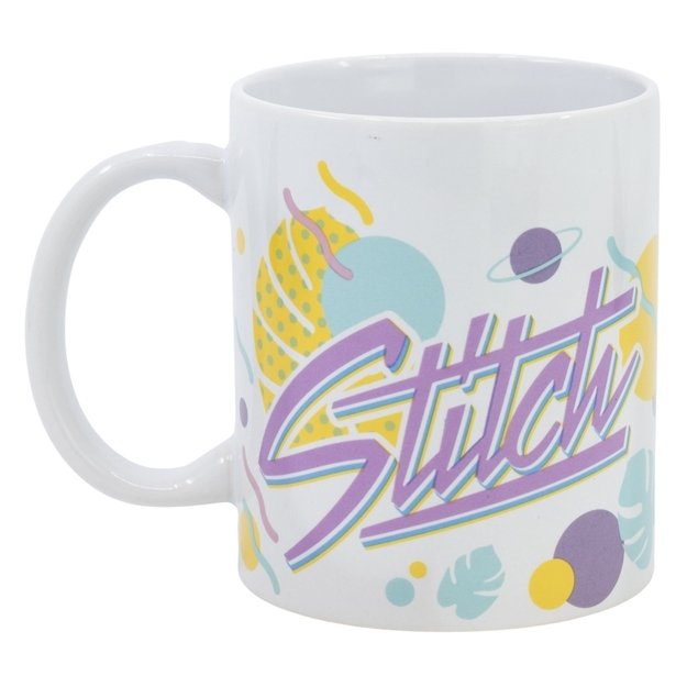 Disney Stitch - Keraminis puodelis iš Havajų gėlių kolekcijos 325 ml