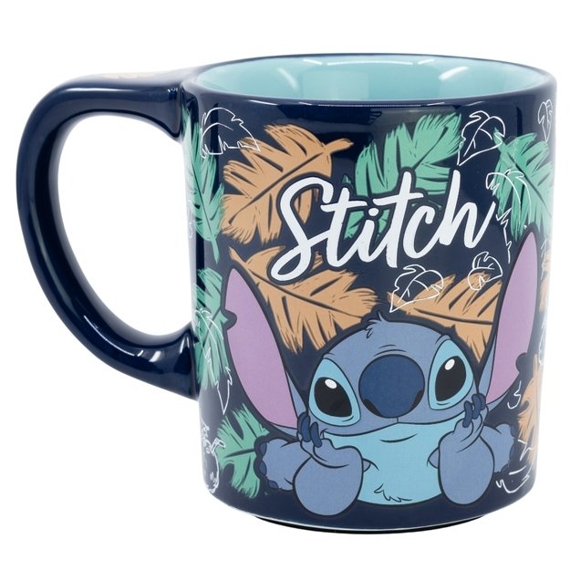 „Disney Stitch“ – neišsiliejantis keraminis puodelis „Dropsafe“ iš Ohana kolekcijos 300 ml 2