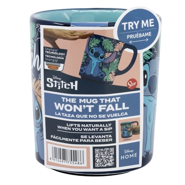 „Disney Stitch“ – neišsiliejantis keraminis puodelis „Dropsafe“ iš Ohana kolekcijos 300 ml