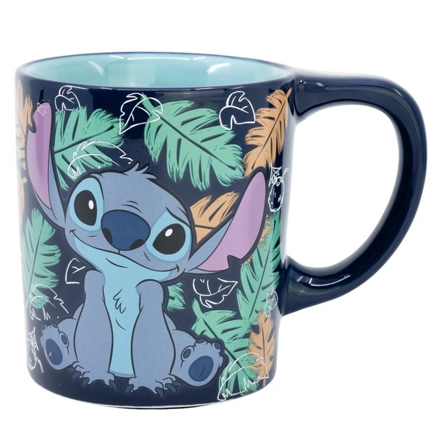 „Disney Stitch“ – neišsiliejantis keraminis puodelis „Dropsafe“ iš Ohana kolekcijos 300 ml