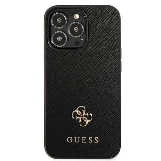 Guess 4G mažas metalinis logotipas – iPhone 13 Pro dėklas (Czarny) 3