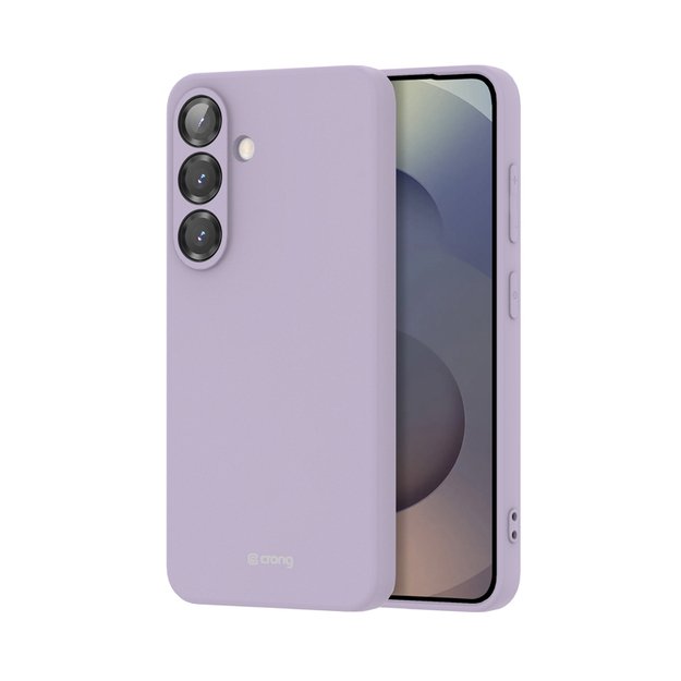 Crong Color Cover – dėklas, skirtas Samsung Galaxy S25 (violetinė)