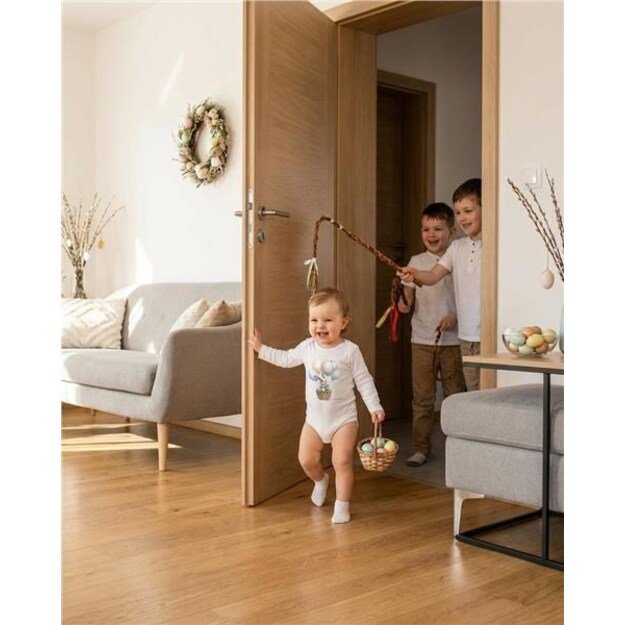 Kūdikių kombinezonas su raštu New Baby Rabbit su balionais, 68 (4-6m) 1