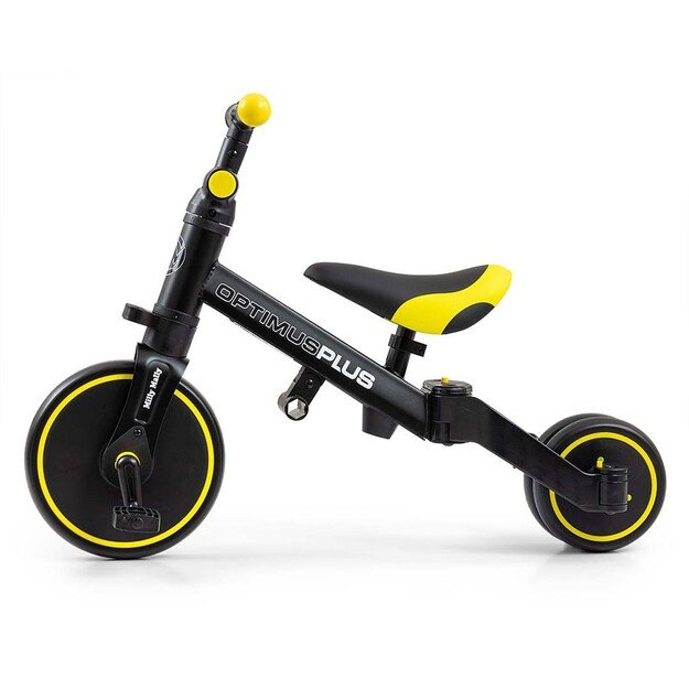 Milly Mally Optimus Plus 4in1 triratis su juoda kreipiančiąja juosta