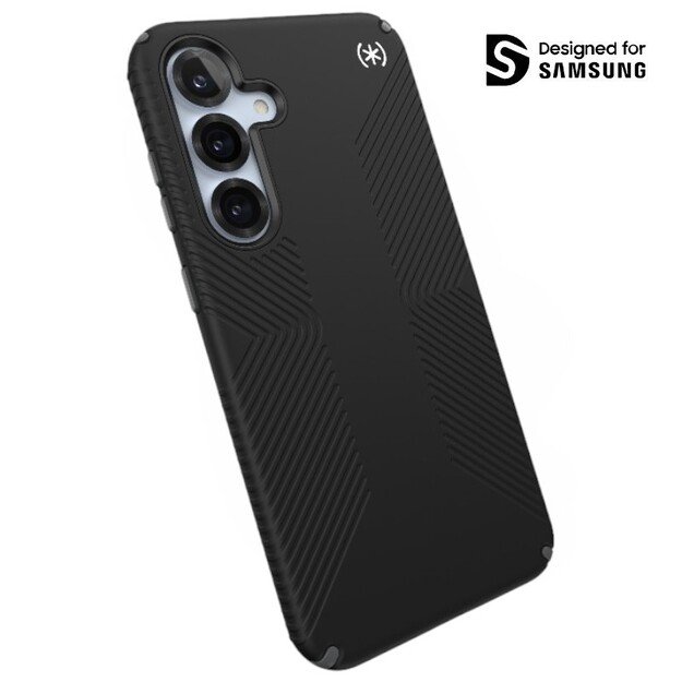 Speck Presidio2 Grip Magnet – Samsung Galaxy S25+ / 24+ MagSafe dėklas (juodas / šiferio pilkas / baltas) 15