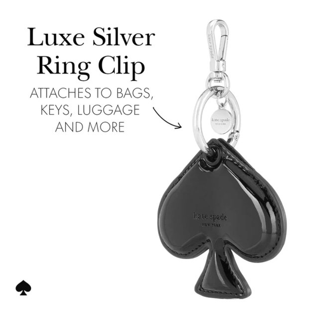 Kate Spade New York Charm raktų pakabukas – apsauginis dėklas, skirtas Apple AirTag (Spade)