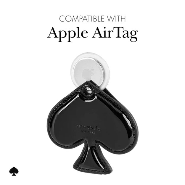 Kate Spade New York Charm raktų pakabukas – apsauginis dėklas, skirtas Apple AirTag (Spade) 7