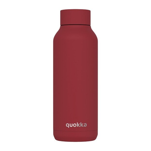 „Quokka Solid“ – nerūdijančio plieno termo butelis 510 ml (raudona ugniai) 1