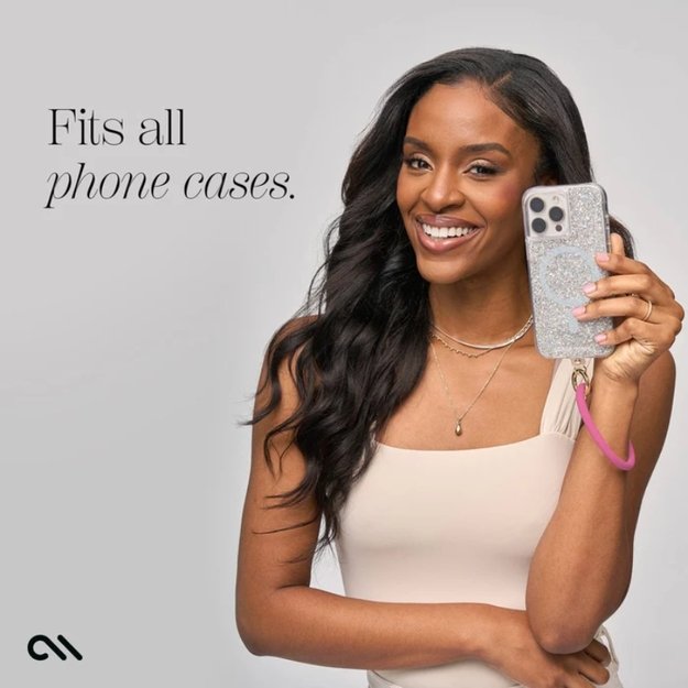 Case-Mate telefono apyrankė – riešo dirželis išmaniajam telefonui (fuksija) 2