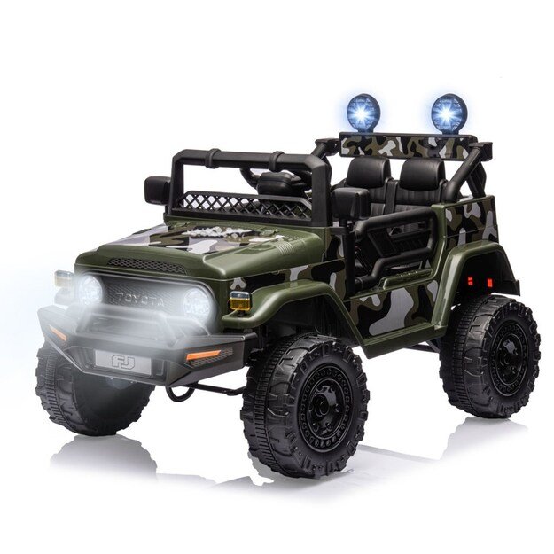 Elektrinis vaikiškas automobilis Milly Mally Toyota FJ Cruiser Army
