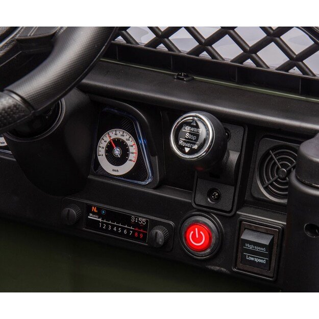 Elektrinis vaikiškas automobilis Milly Mally Toyota FJ Cruiser Army