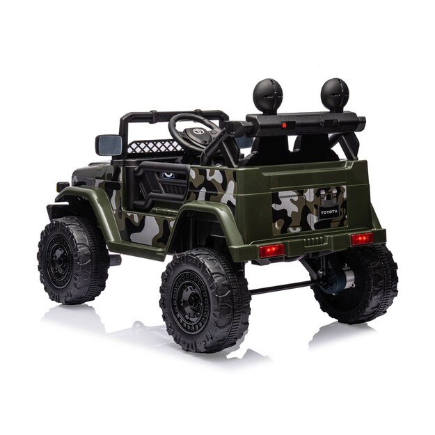Elektrinis vaikiškas automobilis Milly Mally Toyota FJ Cruiser Army