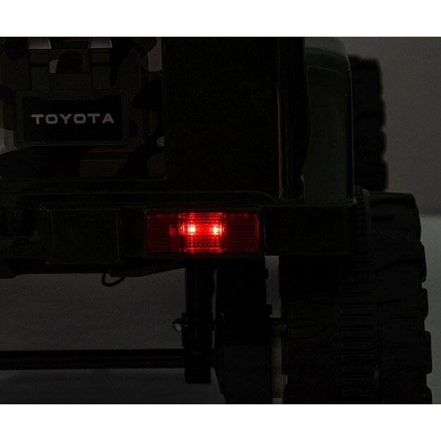 Elektrinis vaikiškas automobilis Milly Mally Toyota FJ Cruiser Army