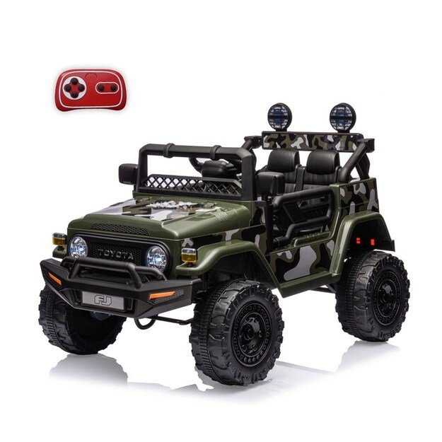 Elektrinis vaikiškas automobilis Milly Mally Toyota FJ Cruiser Army