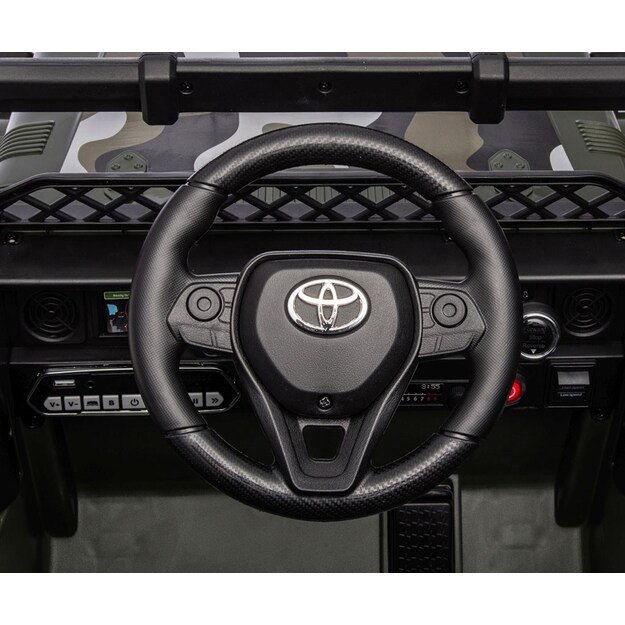 Elektrinis vaikiškas automobilis Milly Mally Toyota FJ Cruiser Army
