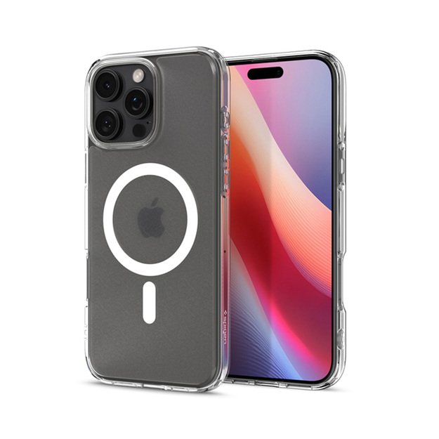 „Spigen Ultra Hybrid Mag MagSafe“ – dėklas, skirtas „iPhone 16 Pro Max“ (skaidrus kaip šerkšnas) 1