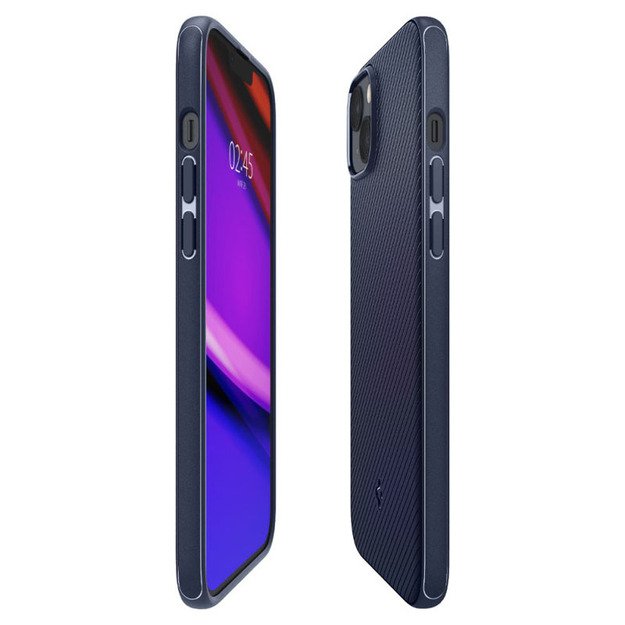 „Spigen Mag Armor“ – dėklas, skirtas „iPhone 14 Plus“ (tamsiai mėlynas)