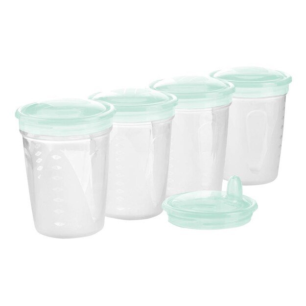 Maisto ir pieno indelių rinkinys su kandikliu Baby Ono 200ml