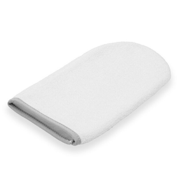 Kūdikio kilpinis rankšluostis su gobtuvu New Baby BASIC 100x100 baltai pilkas