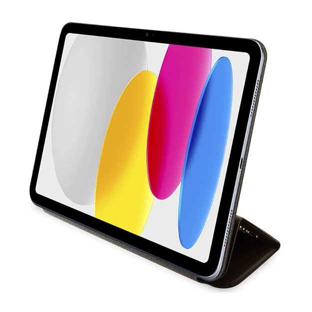 „Guess 4G Stripe Allover“ dėklas, skirtas „iPad 10.9“ (2022) (rudas)