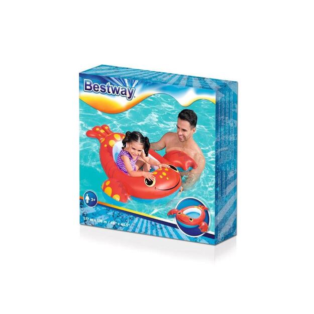 Pripučiama valtis vaikams Bestway Krab 117x116 cm