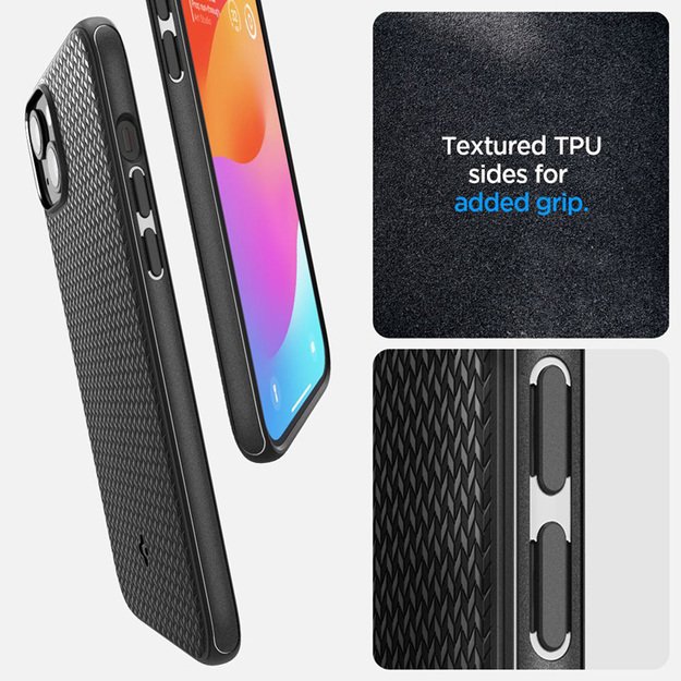 „Spigen Mag Armor MagSafe“ – dėklas, skirtas „iPhone 15“ (matinis juodas) 4