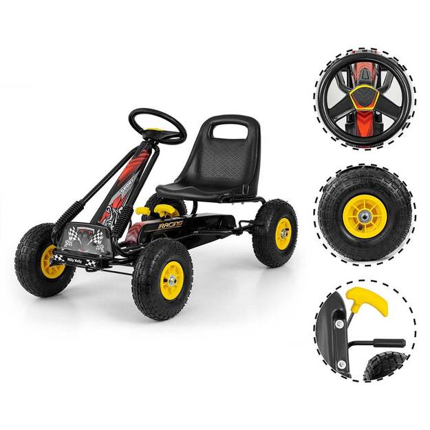 Kids Go-kart Milly Mally Thor black
