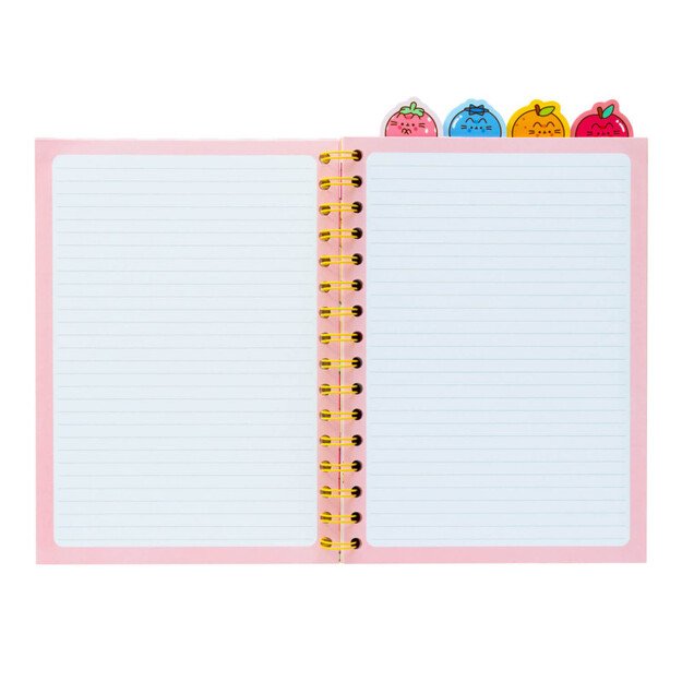 Pusheen - užrašų knygelė / bloknotas A5 iš vaisių kolekcijos 3