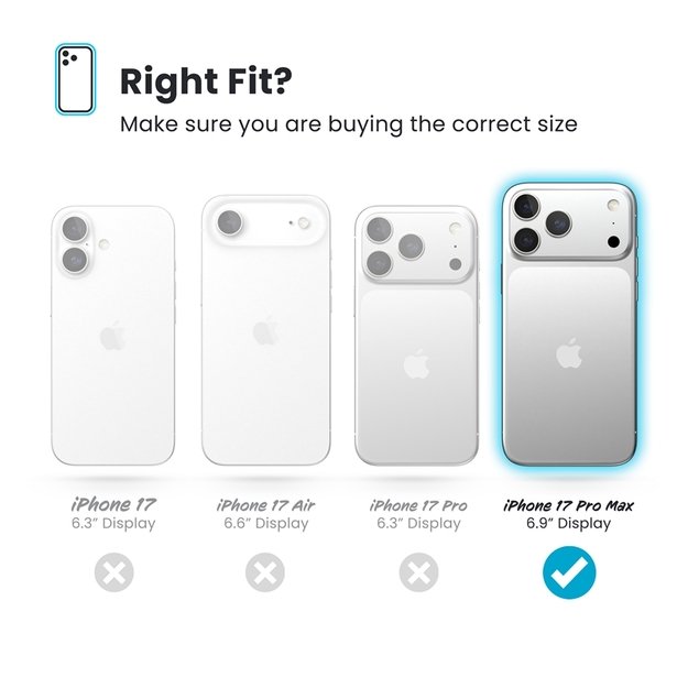 „Speck Presidio2 Grip ClickLock & MagSafe“ dėklas, skirtas „iPhone 17 Pro Max“ (juodas / pilkas / baltas) 11